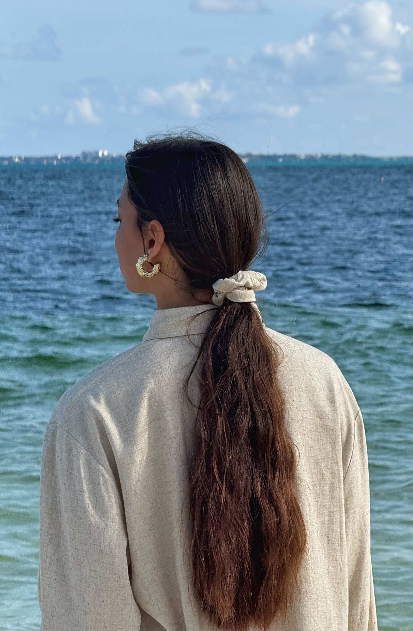KLASSIC LINEN SCRUNCHIE