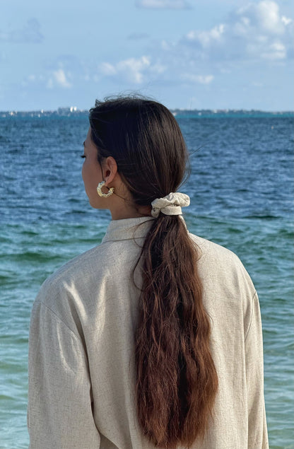 KLASSIC LINEN SCRUNCHIE
